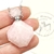COLLAR PERFUMERO BOTELLA ROMBO DE CUARZO ROSA - comprar online
