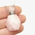Imagen de COLLAR PERFUMERO BOTELLA GLAM DE CUARZO ROSA