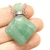 Imagen de COLLAR PERFUMERO BOTELLA ROMBO DE CUARZO VERDE