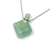 COLLAR PERFUMERO BOTELLA ROMBO DE CUARZO VERDE - Ser Mineral Accesorios