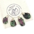 DIJE DE ALPACA RUBI EN ZOICITA GRANDE - Ser Mineral Accesorios