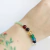 PULSERA 7 CHAKRAS Y CRISTAL CHECO DONA VERDE - Ser Mineral Accesorios