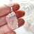 DIJE CUARZO ROSA BRUTO - Ser Mineral Accesorios