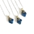 DIJE DE ALPACA LAPISLAZULI Y PIRITA - comprar online