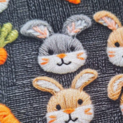 CAPA DE SOUSPLAT COELHINHOS E CENOURAS na internet