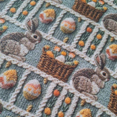 CAPA DE SOUSPLAT COELHINHOS E CESTINHAS - MADU HOUSE DECOR