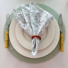 CAPA DE SOUSPLAT VERDE RISCADO - comprar online