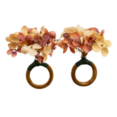 PORTA GUARDANAPO HORTÊNCIAS (Unidade) - MADU HOUSE DECOR