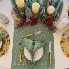 TRILHO DE MESA - POÁ VERDE MENTA - loja online