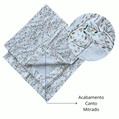 GUARDANAPO BRANCO DE FOLHAS - comprar online