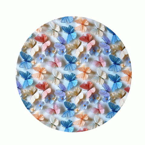 CAPA DE SOUSPLAT BORBOLETA 3D - comprar online