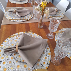 CAPA DE SOUSPLAT MARGARIDAS - MADU HOUSE DECOR