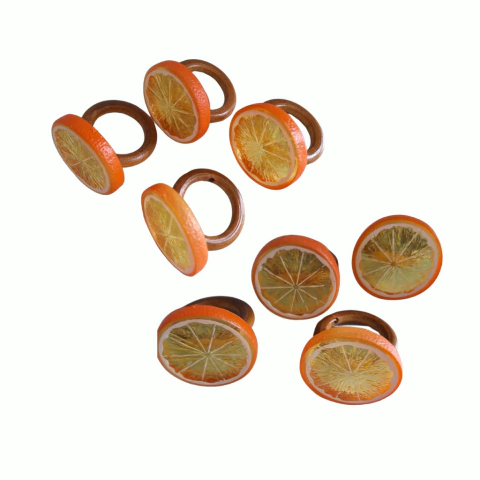 PORTA GUARDANAPO LARANJA ACRÍLICO - comprar online