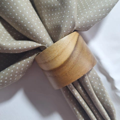 Porta Guardanapo Redondo Madeira Nobre 3cm (unidade) na internet