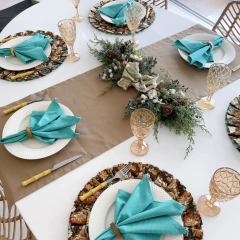 TRILHO DE MESA MARROM na internet