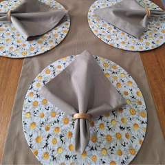 CAPA DE SOUSPLAT MARGARIDAS - loja online