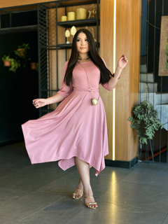 Vestido Camila cor. Rose - loja online