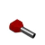 Terminal Tubular Duplo 1,00mm TE1008 100PC Vermelho SIBRATEC