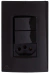 Conjunto 2 Interruptor Simples + Tomada 10A Lisse Black C/Placa