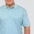 GOLA POLO LISA COM PUNHO AZUL CLARO na internet