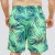 SHORT TACTEL ESTAMPADO VERDE - loja online