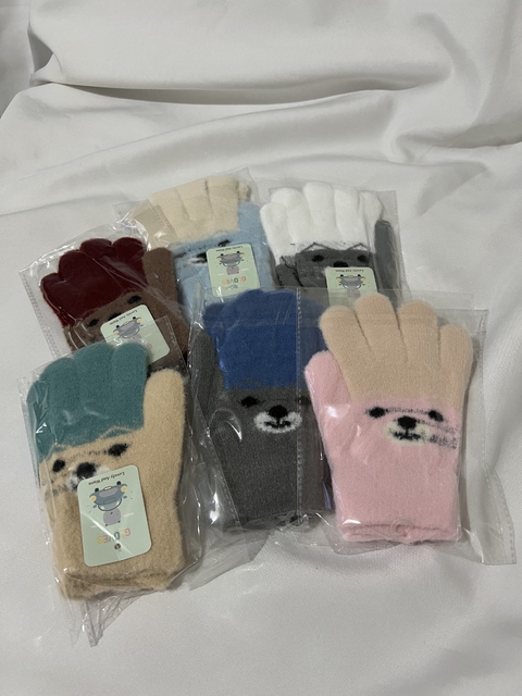 Guantes con carita (niños)