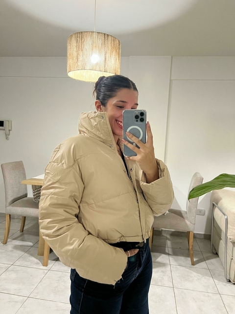 Campera Puffer engomada - comprar online