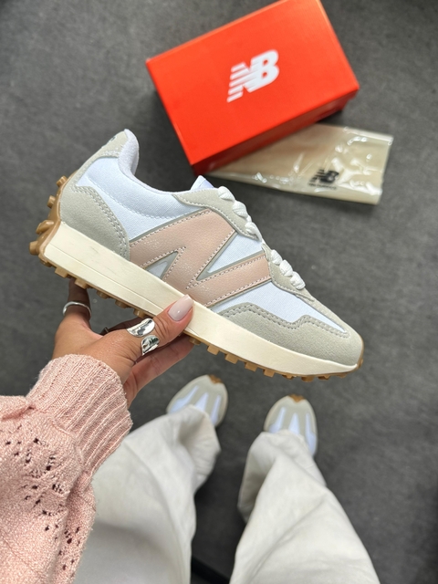 NEW BALLANCE 327- BRANCO/ROSÊ - comprar online