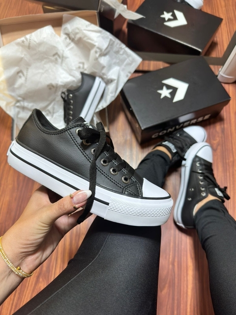 ALL STAR LUXO PRIME PRETO PLATAFORMA