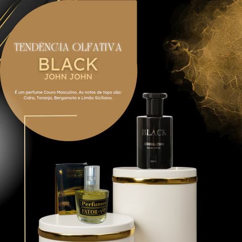 Perfume John John Black 30ml