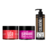 Kit Cronograma Liso Natural - Máscara Liso Maravilha 300g + Super Poderosas Nutrição 300g + Banho de Colágeno 280ml Widi Care
