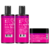 Kit Curvas Mágicas - Shampoo + Condicionador + Máscara Widi Care
