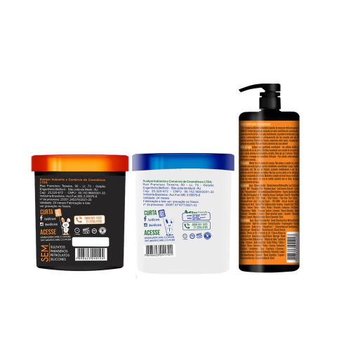 Cronograma para Profissionais - Hidratação + Nutrição + Reconstrução 1kg Widi Care