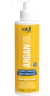 Condicionador super hidratante Argan Oil Widi Care para cabelos secos, embalagem amarela de 300ml com pump branco.