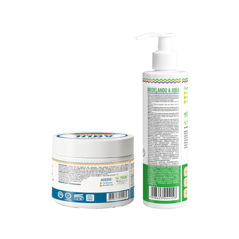 Kit Widi Care Juba com Máscara Butter Oil Umectação Intensa e Gelatina Modeladora Super Volume 300g.