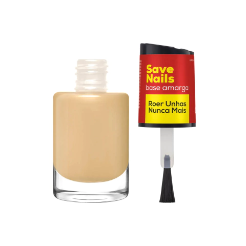Esmalte Cuidados Especiais Save Nails Roer Unhas Nunca Mais Cora 10ml