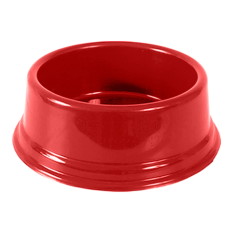 Par de Comedouro/Bebedouro Pet Vermelho