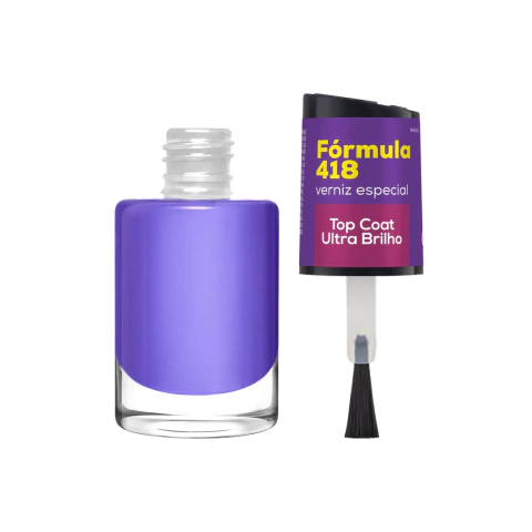Esmalte Cuidados Especiais Top Coat Ultra Brilho Cora 10ml