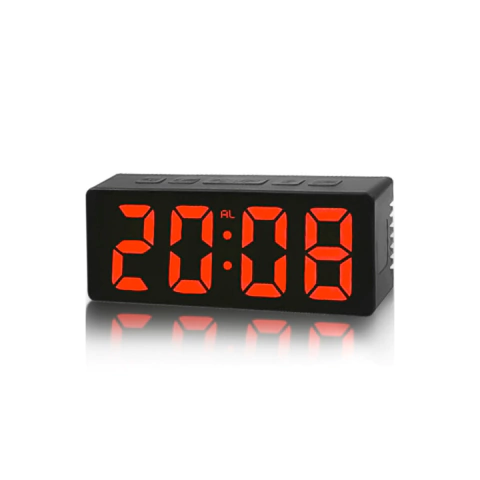 Relógio Digital de Mesa LED com Despertador