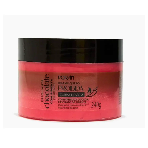 Esfoliante Chocolate com Pimenta 240g Poran