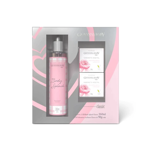 Kit Giovanna Baby Body Splash e Sabonete Vegetal Classic