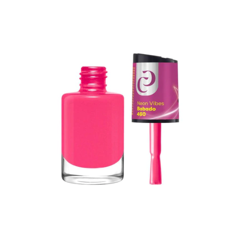 Esmalte Neon Vibes Pink Babado Cora 10ml