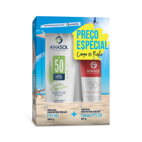 Kit Anasol FPS 50 200G + Facial FPS 50 60G - comprar online