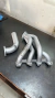 Coletor 4x1 dimensionado Peugeot 206 1.4 8v. 207 1.4 8v e 208 1.5 8v 4 cilindros.