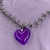 Corazón morado