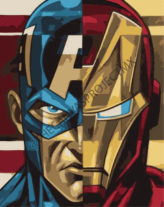 CAPITAN AMERICA X IRON MAN - comprar en línea