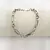 Pulseira de aço inox elo fígaro / cartier 3x1 21 cm x 7 mm