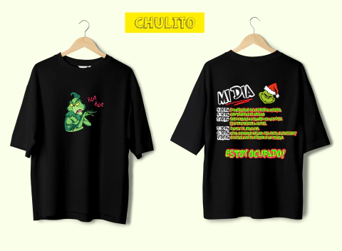 REMERA OVERSIZE GRINCH 2025 - comprar online