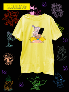 REMERA HEY ARNOLD CARAS - comprar online