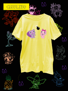 REMERA HAPPY 3 FRIENDS BOMBA - comprar online